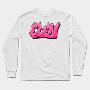 Eden graffiti name Long Sleeve T-Shirt